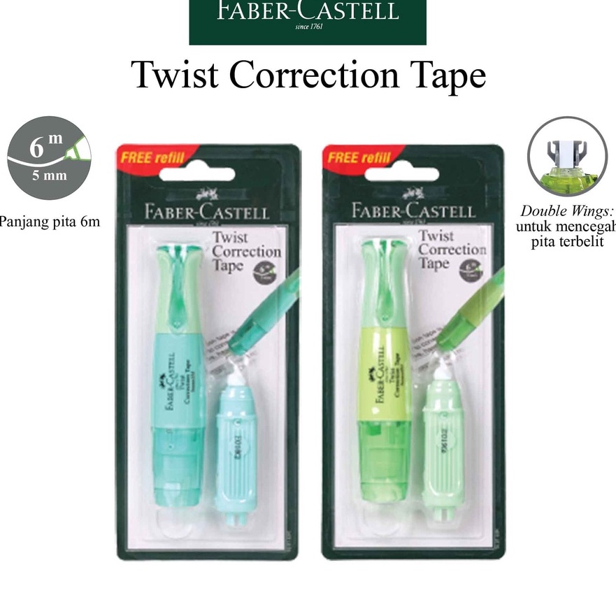 

KI3 Correction Tape Faber Castell Tipe X Kes Twist Correction Tape