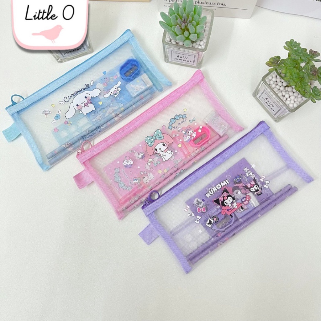 

Diskon 1 Kedua Kotak Pensil Set Jaring Cinnamoroll Kuromi Melody study set A6