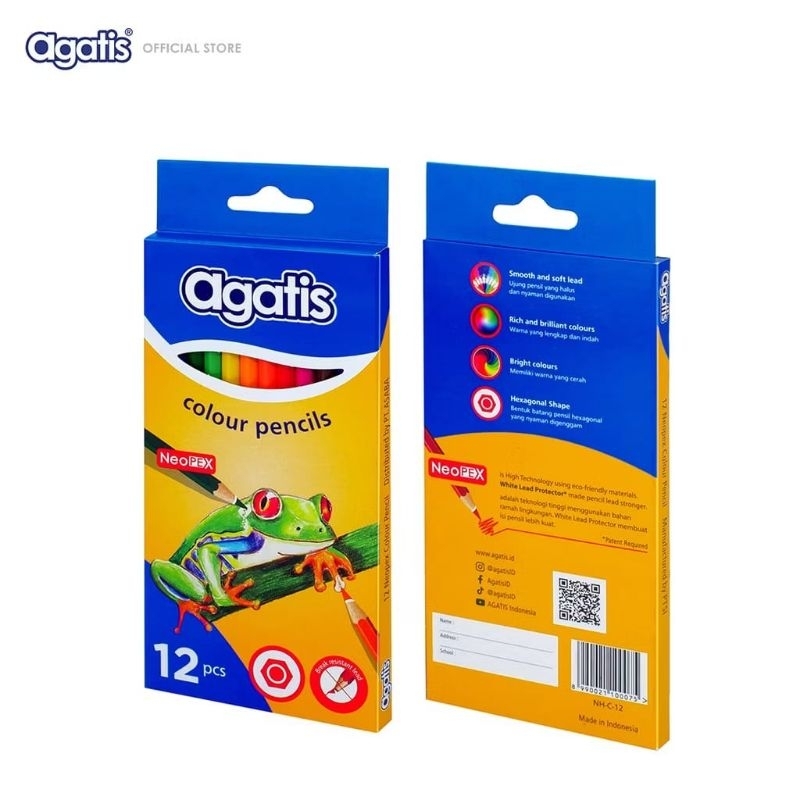 

Agatis Neopex Pensil Warna 12 Warna Hexagonal Pj
