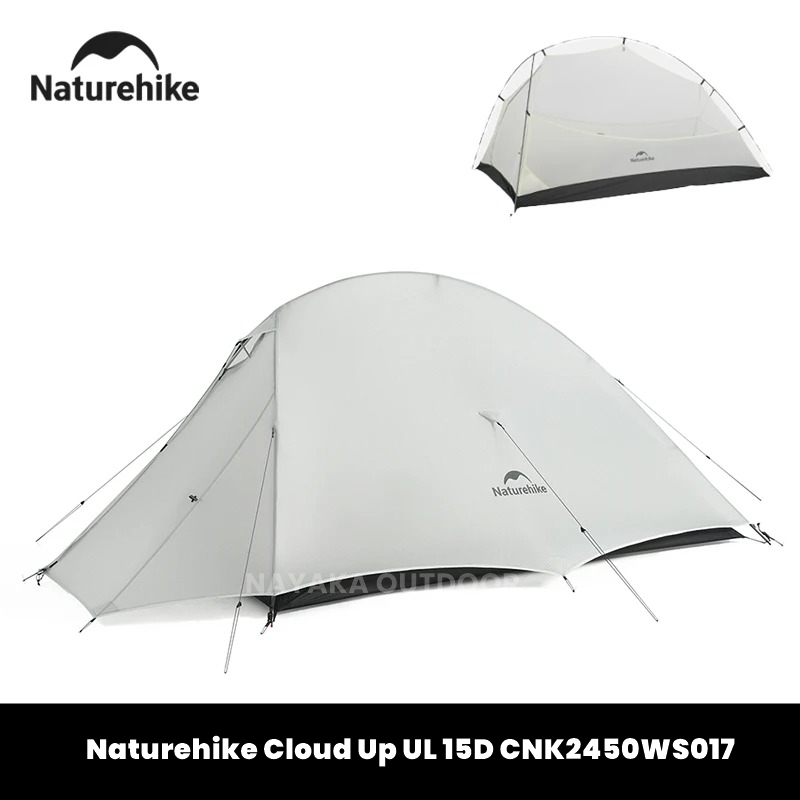 Tenda Naturehike Cloud Up UL 15D CNK2450WS017 Tenda Camping 2P 1P Ultralight Double Layer 2 Orang 1 