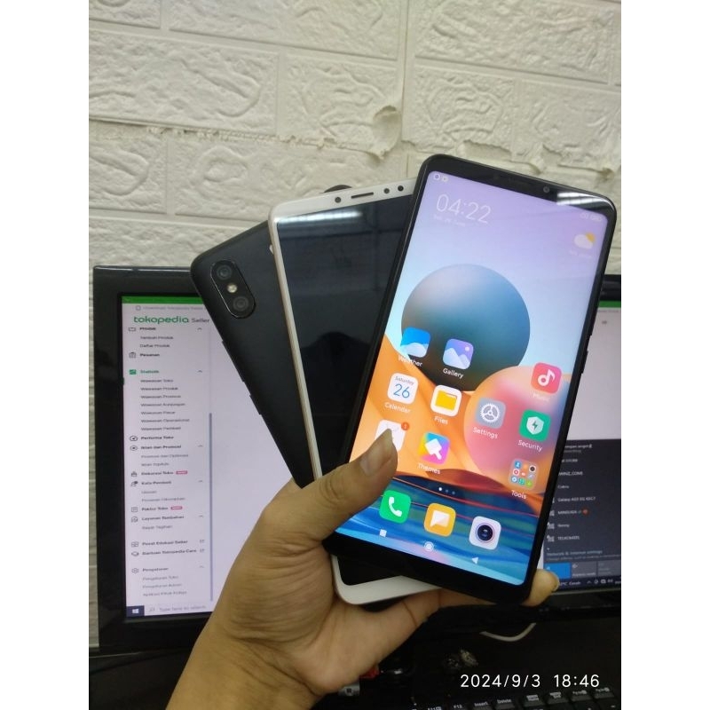Mi Max 3 Ram 6/128 ex resmi murah.