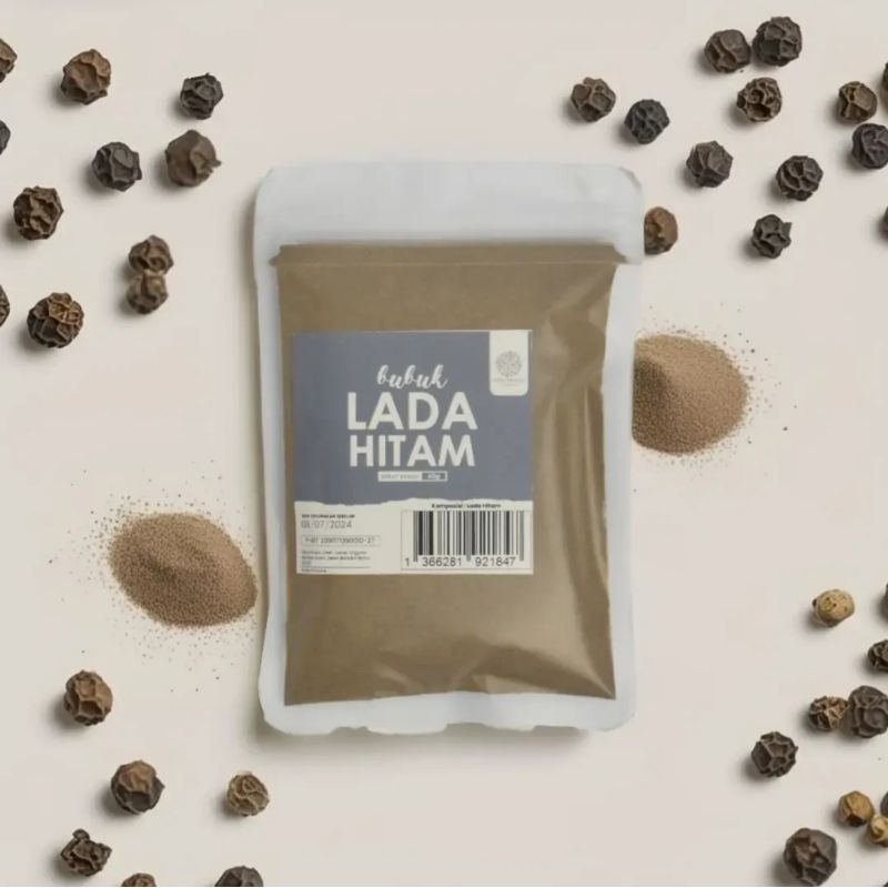 

Lada Hitam Bubuk 60 gram Refill Pouch Genki Organic