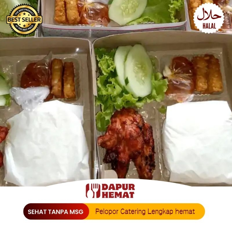 

Dapur Hemat - Catering Box Ayam Bakar Jumbo Lezat/Nikmat/Halal/Higenis/Favorit Untuk Acara