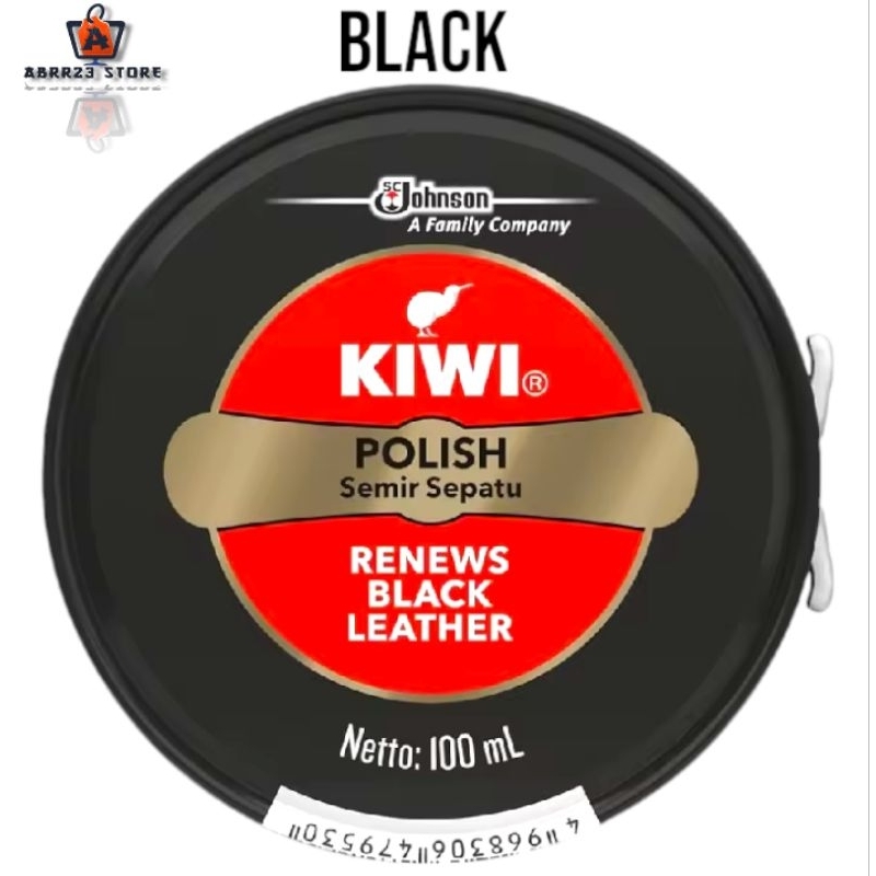 Kiwi Semir Sepatu Hitam