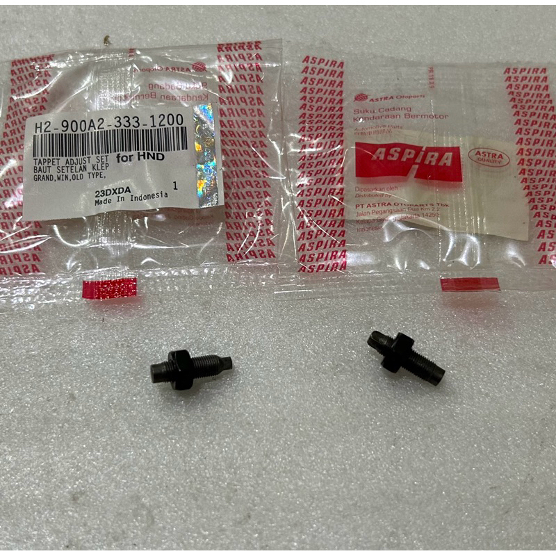 2set Baut + Mur Setelan Klep PrimavGrand Legenda Supra Lama X Fit Merk Aspira H2-900A23331200