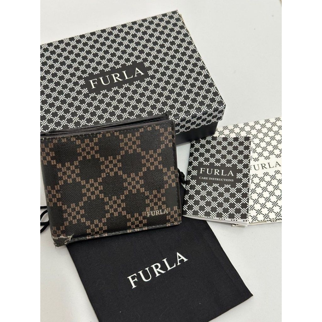 Furla Anteo Men Bifold Coin Wallet PRELOVED