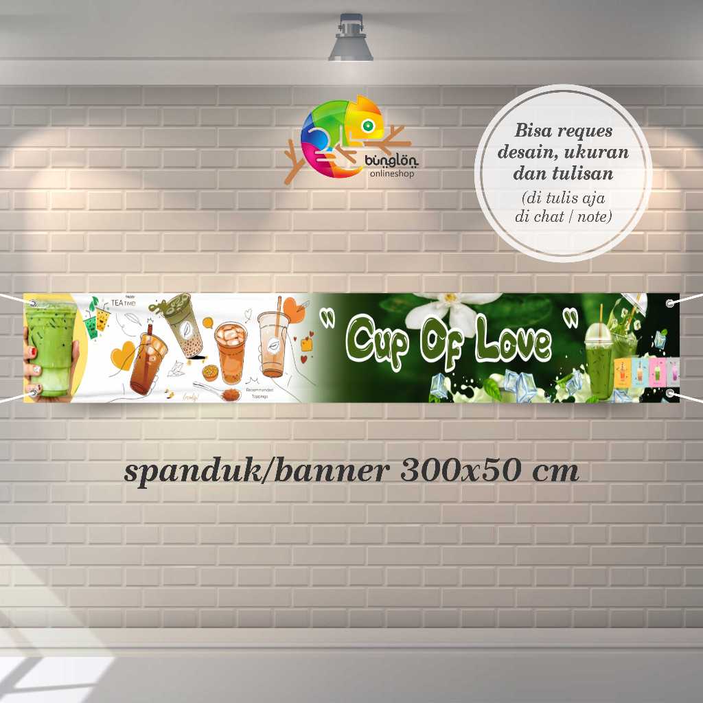Cetak Spanduk Banner Es Thai Tea