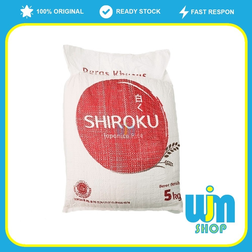 

Shiroku Rice 5kg Beras Jepang Pulem WJM Makassar