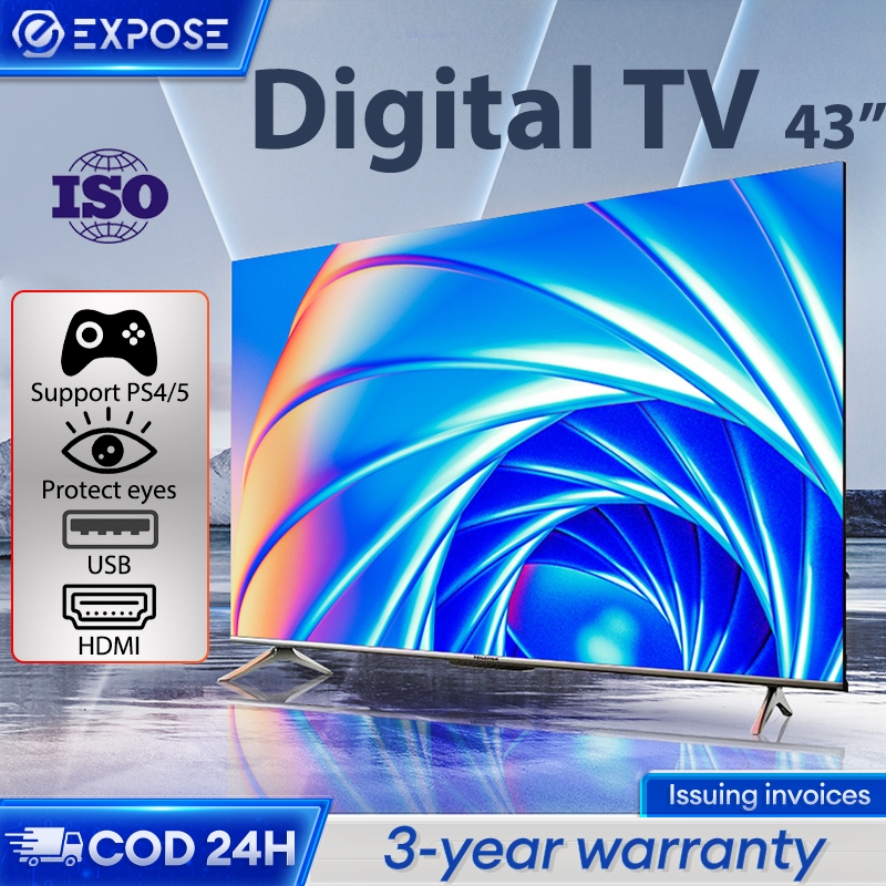TV Digital 32 inch Digital TV 43 inch LED 4K UHD promo murah digital 32 inch Support PS4/5 HDMI/USB