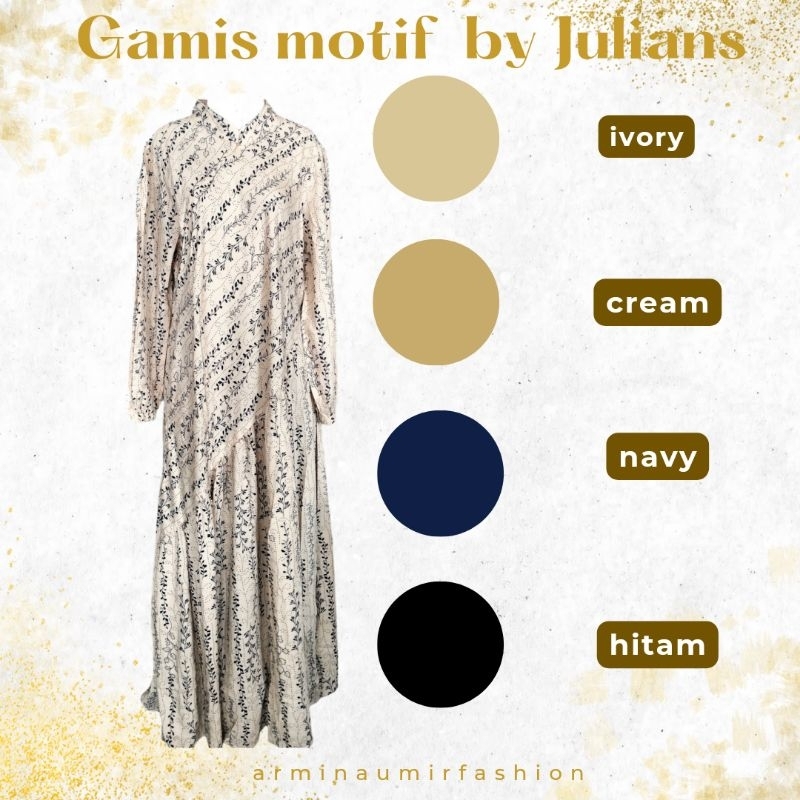 Ready Gamis Motif By Julians
