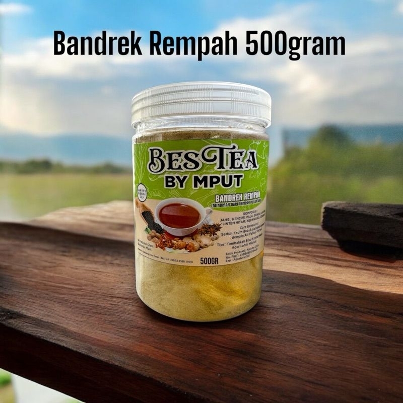 

Bandrek Rempah BesTea 500gr kemasan toples