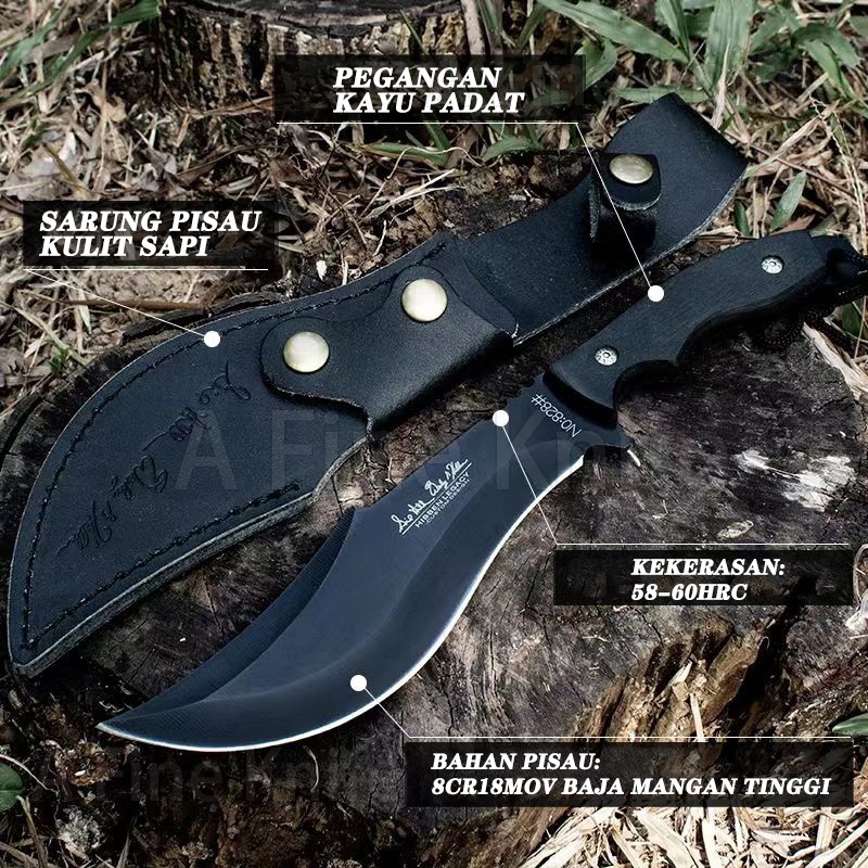 Pisau Beranak/Survival Knife/Baja hss/pisau daging