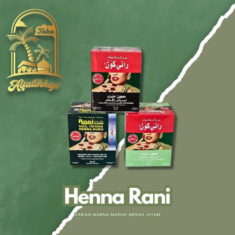 Henna Kuku Rani Warna Hitam