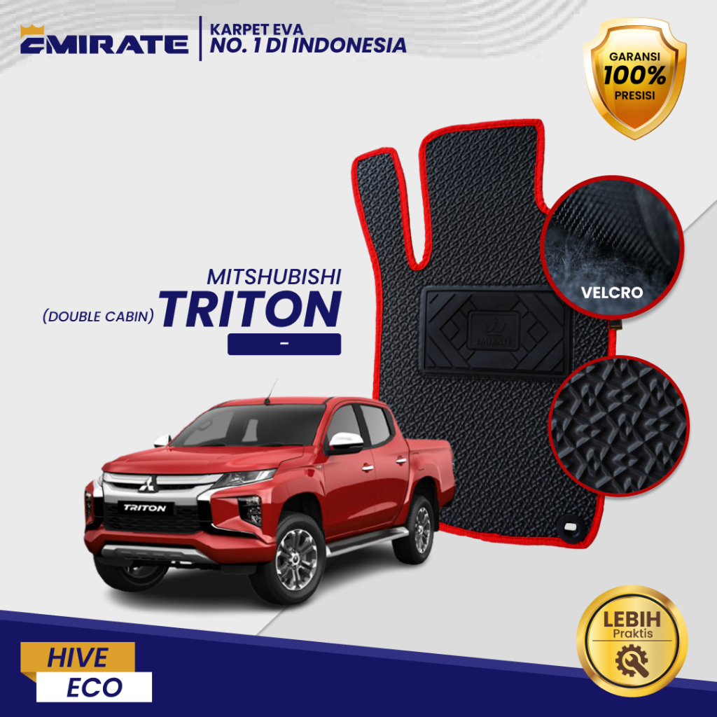Karpet Mobil Hive Eco EVA PREMIUM Mitshubishi TRITON DOUBLE CABIN