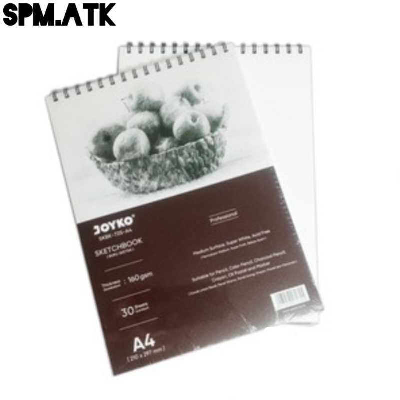 

(1 Pcs)Sketchbook Joyko A4 160Gsm 30 Lembar