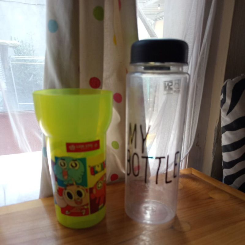 botol dan gelas plastik my bottle second