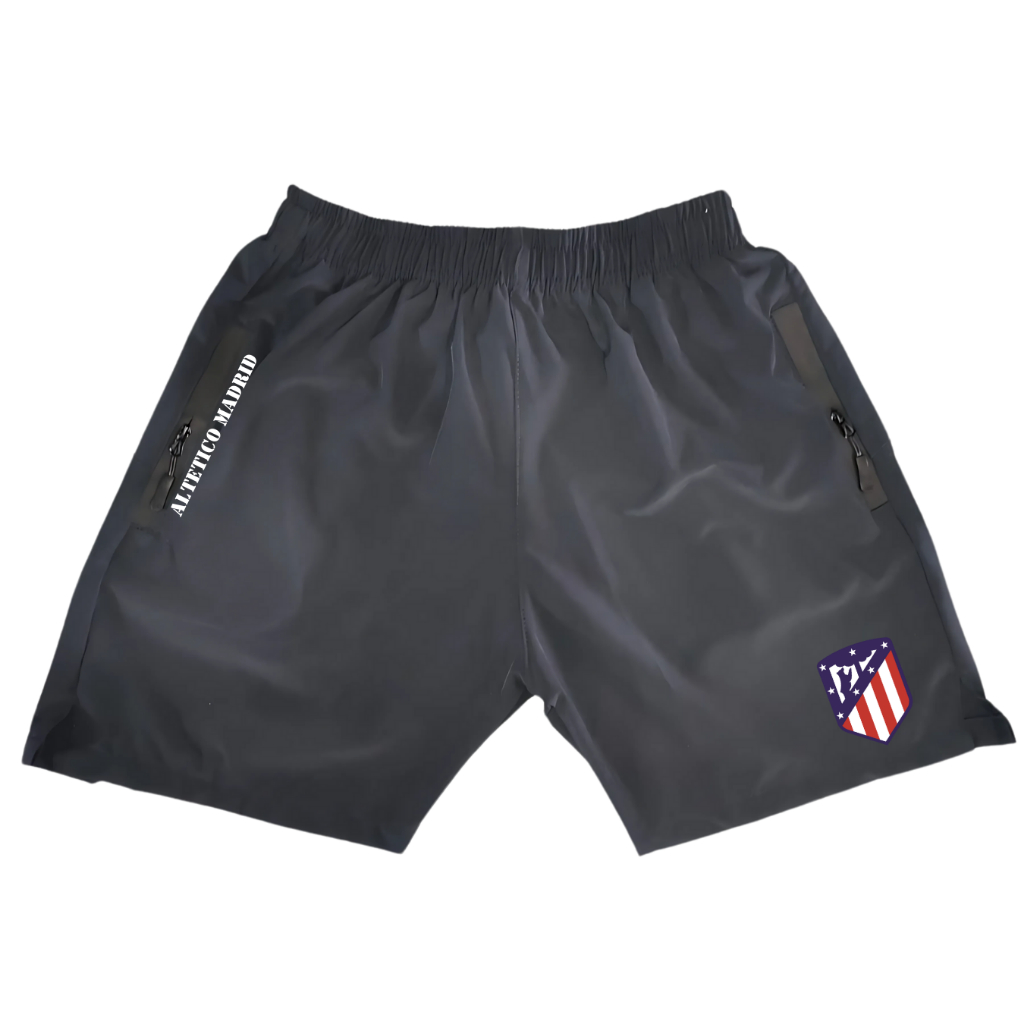 Celana Running Pria Waterproof dengan Ritsleting & Tali Pinggang Adjustable - Logo ATLETICO MADRID F