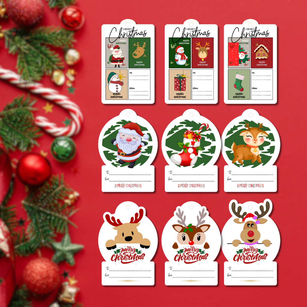 

Hang Tag Natal HagTag Hampers Label HangTag Murah Label Tag Bisa Custom