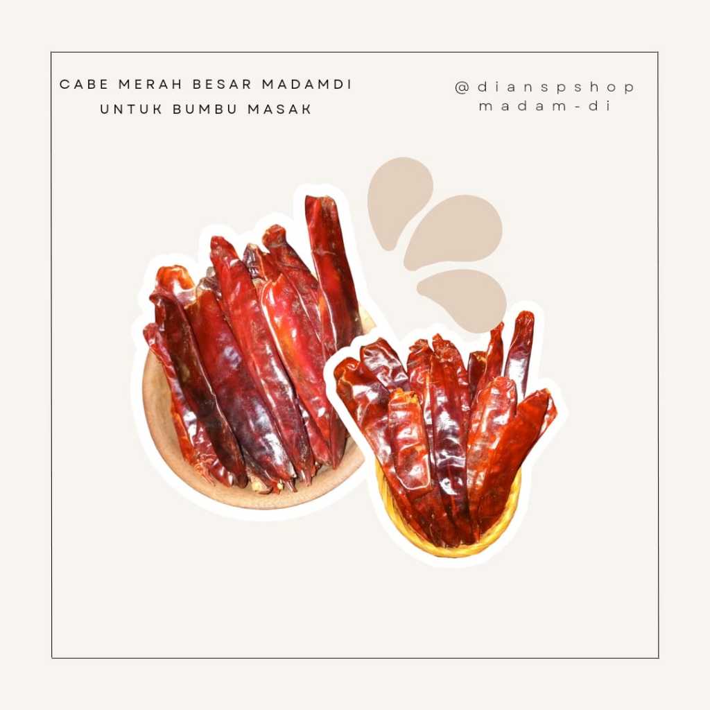

Cabai Cabe Merah Besar MadamDi Untuk Bumbu Masak 1Kg