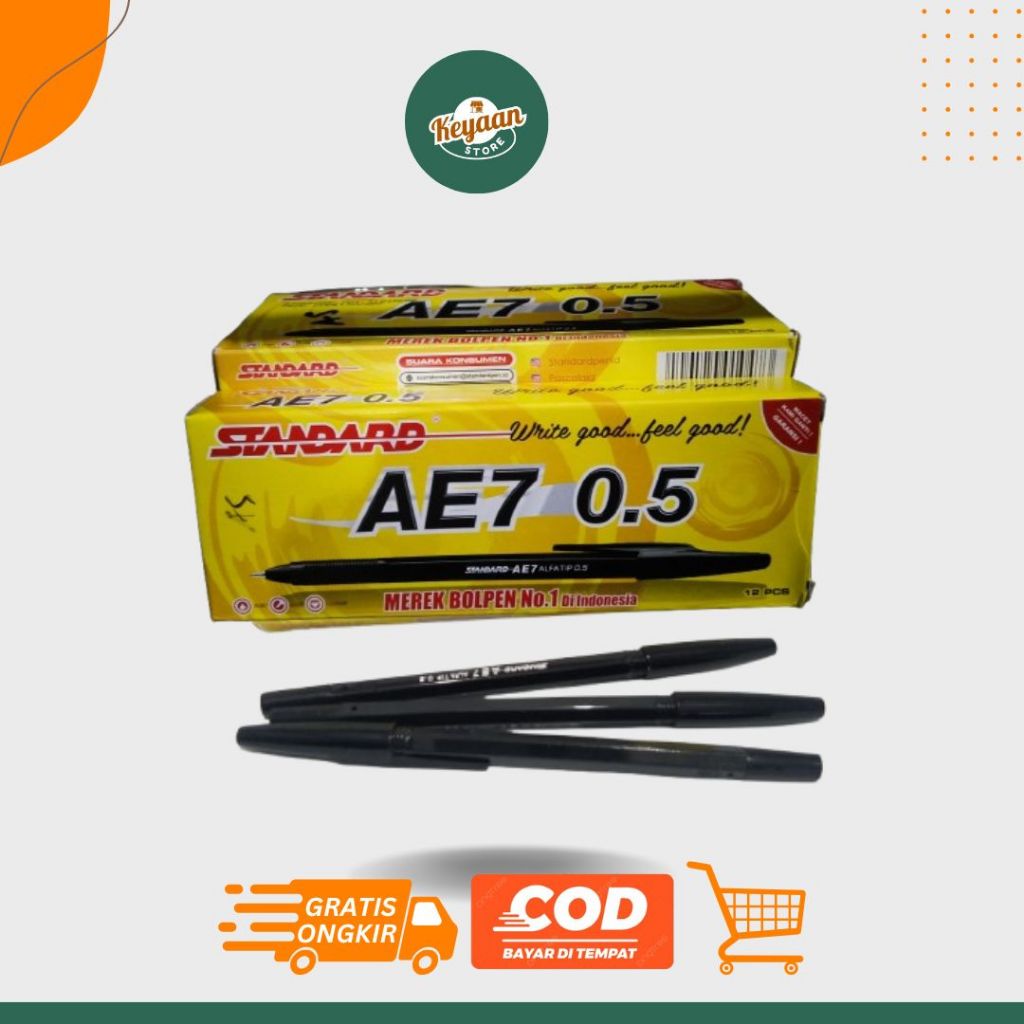 

Pulpen Bolpen Standard AE7 / Bolpoin Standar AE7