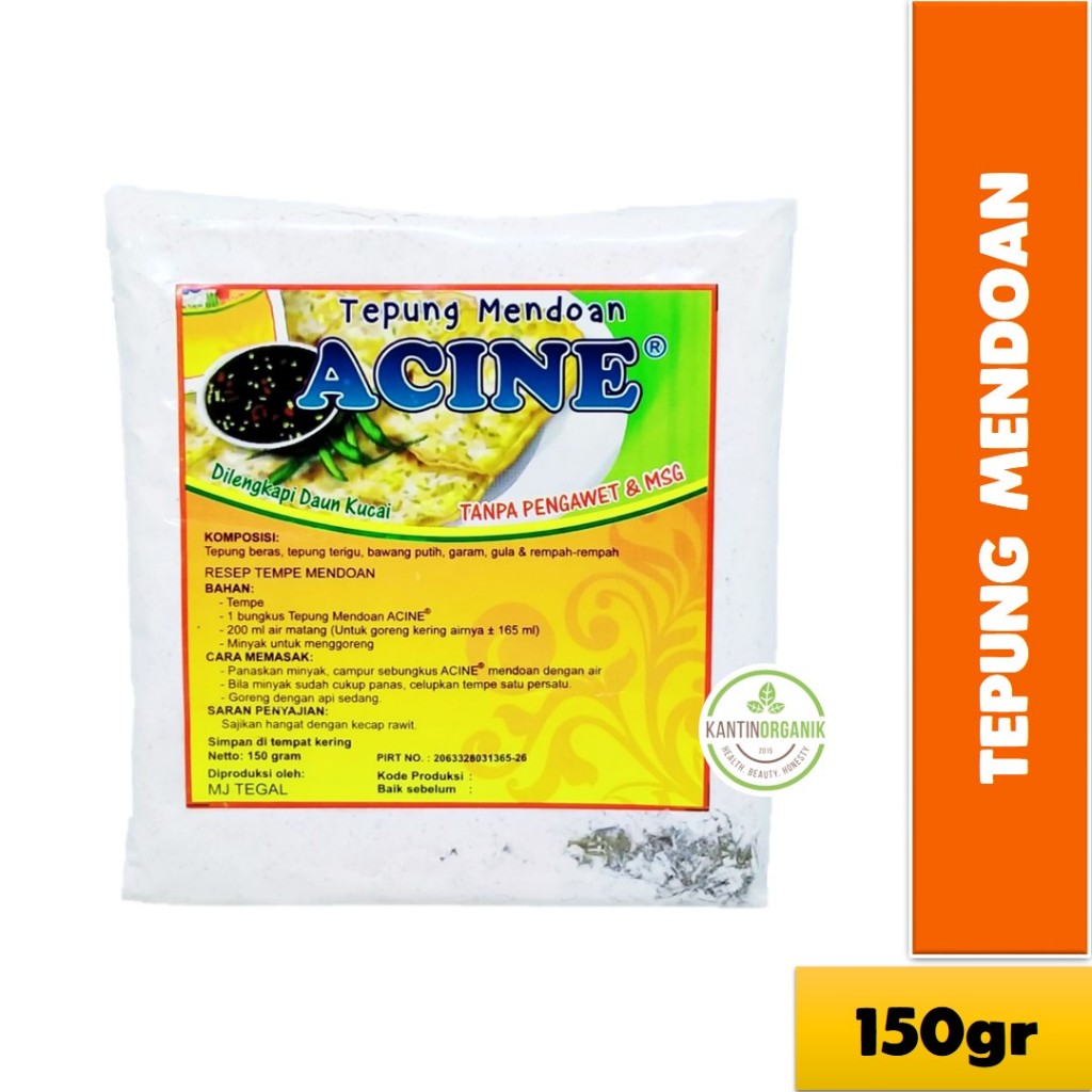 

Tepung Instan Mendoan Acine 150gr