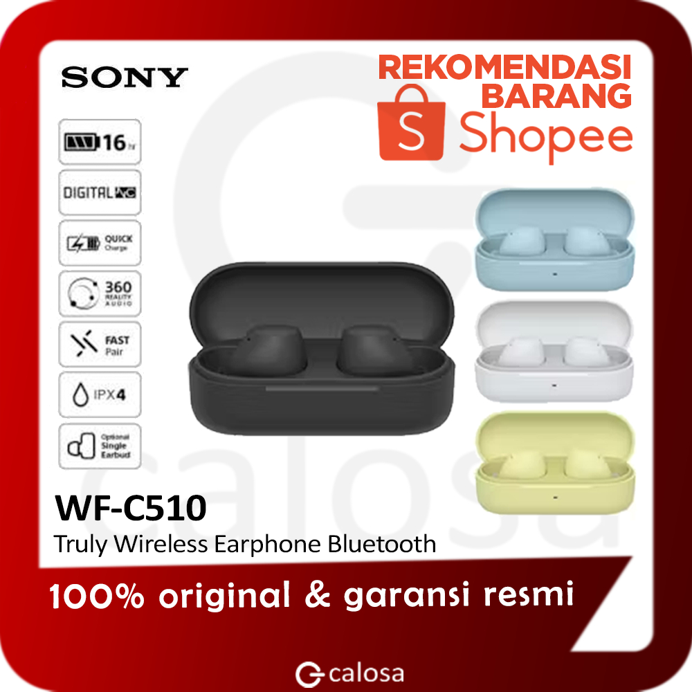 SONY WF-C510 Truly Wireless Headphone In-Ear Bluetooth Earbud TWS Sony WFC510 Bluetooth WF C510