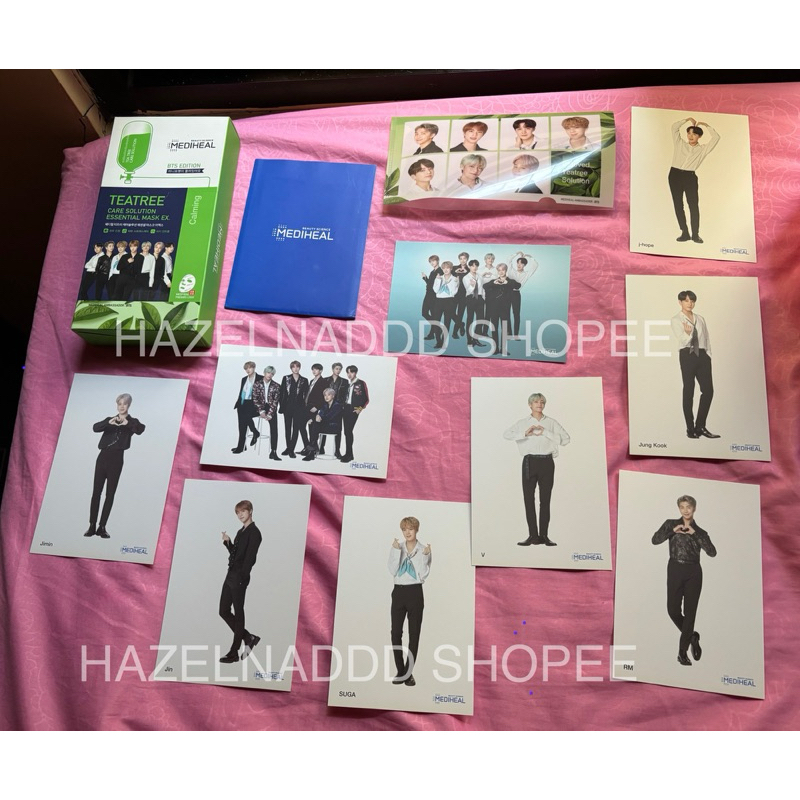 PC BTS MEDIHEAL SET / PHOTOCARD BTS MEDIHEAL / POSTCARD BTS MEDIHEAL SET