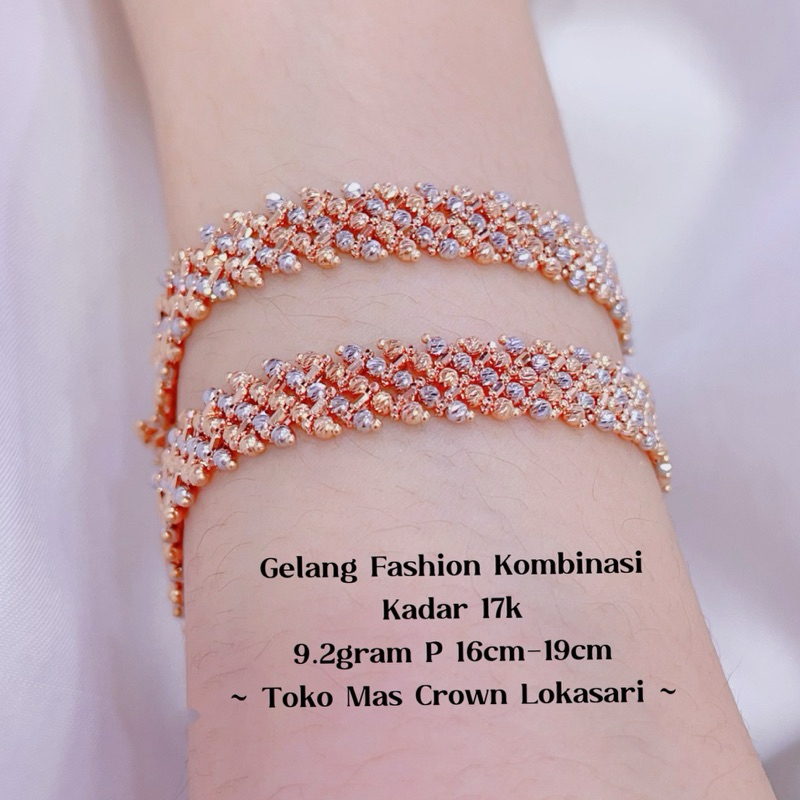 GELANG TANGAN FASHION EMAS ASLI MODEL TERBARU