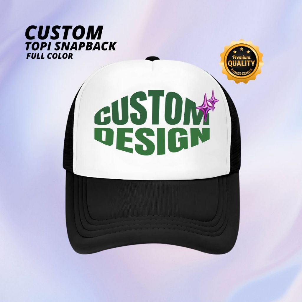 Topi Trucker Custom| Snapback Custom | Topi Jaring Custom | Topi Snapback | Topi Hiphop | Topi Snapb