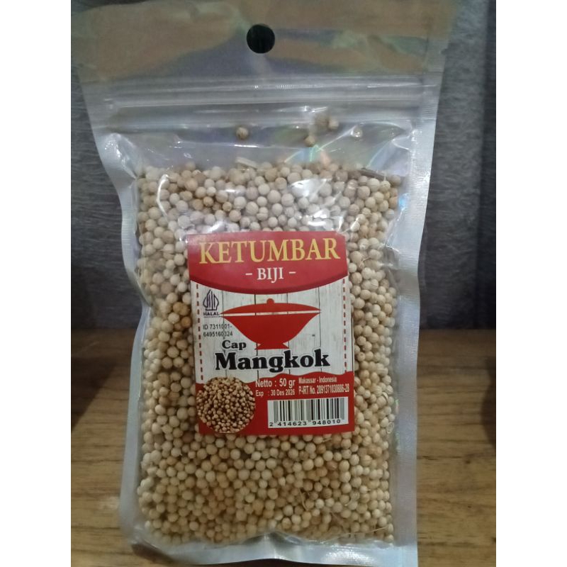 

Cap Mangkok Ketumbar Biji 50 Gram
