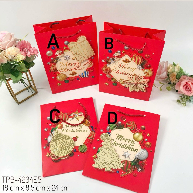 

paperbag natal TPB-4234E5 / tas kado natal