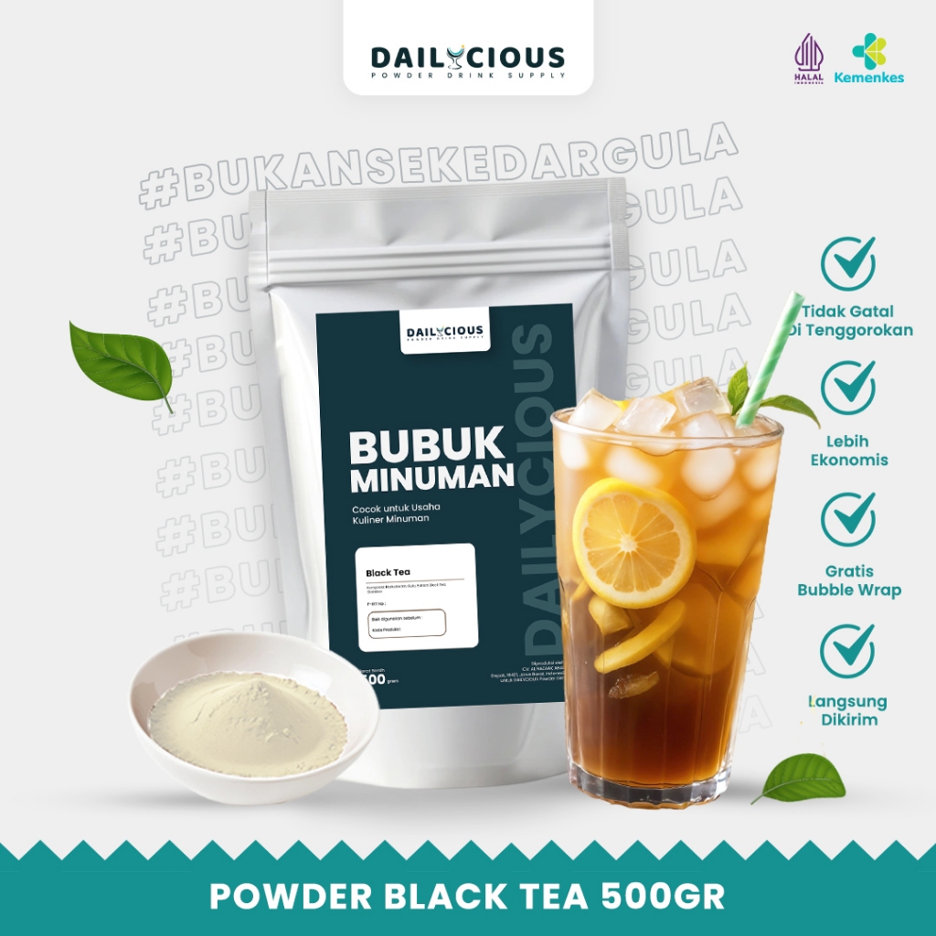 

Bubuk Minuman Black Tea 500 gram - Powder Black Tea 500 gram