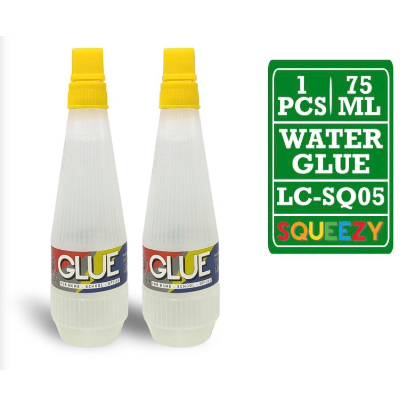 

Matris-Lem Cair Kertas 75ml [1 Pcs] Non Toxic / Liquid Water Glue Bening Prakarya LC-SQ