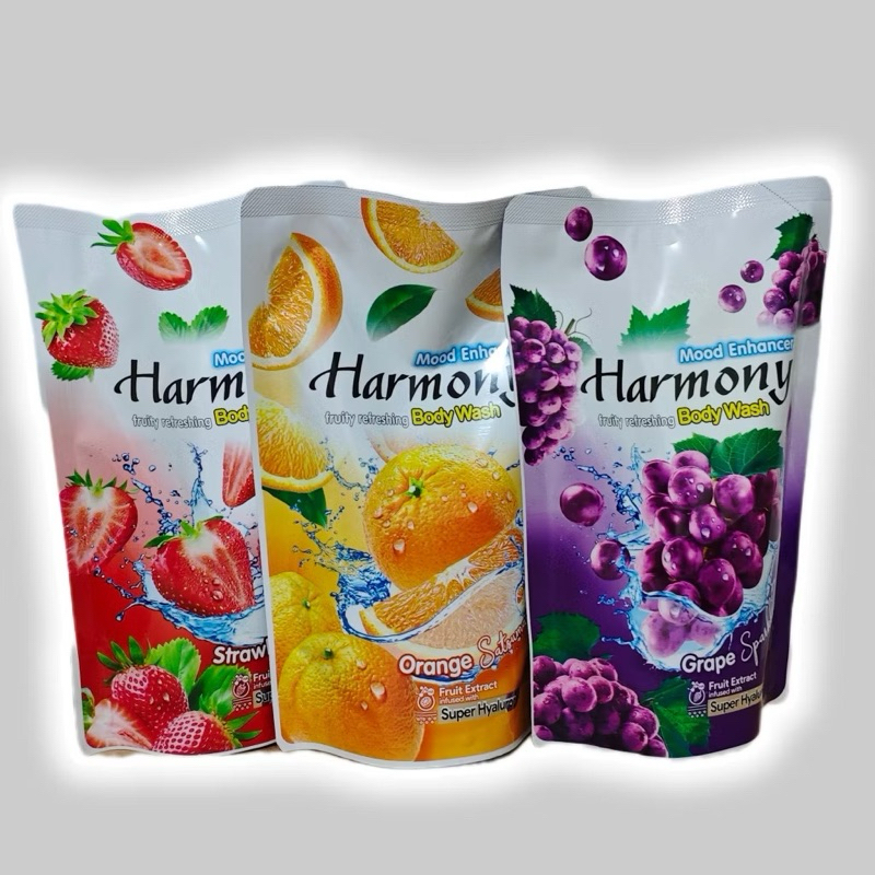 Harmony Bodywash Sabun Mandi Cair Wangi Buah 400ML