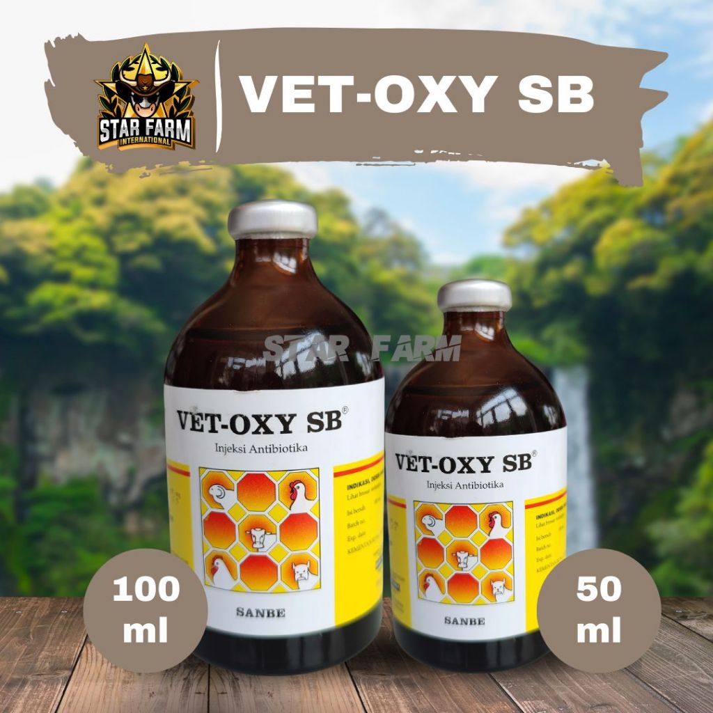 VET OXY SB Obat Antibiotik Hewan Sapi Domba Kucing Ayam