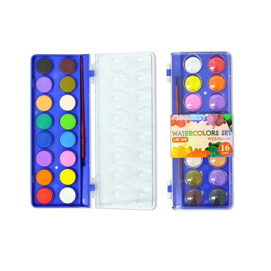 

Cat Air Squeezy 1 Set 16 Warna Color Cake WCS-SQ5516