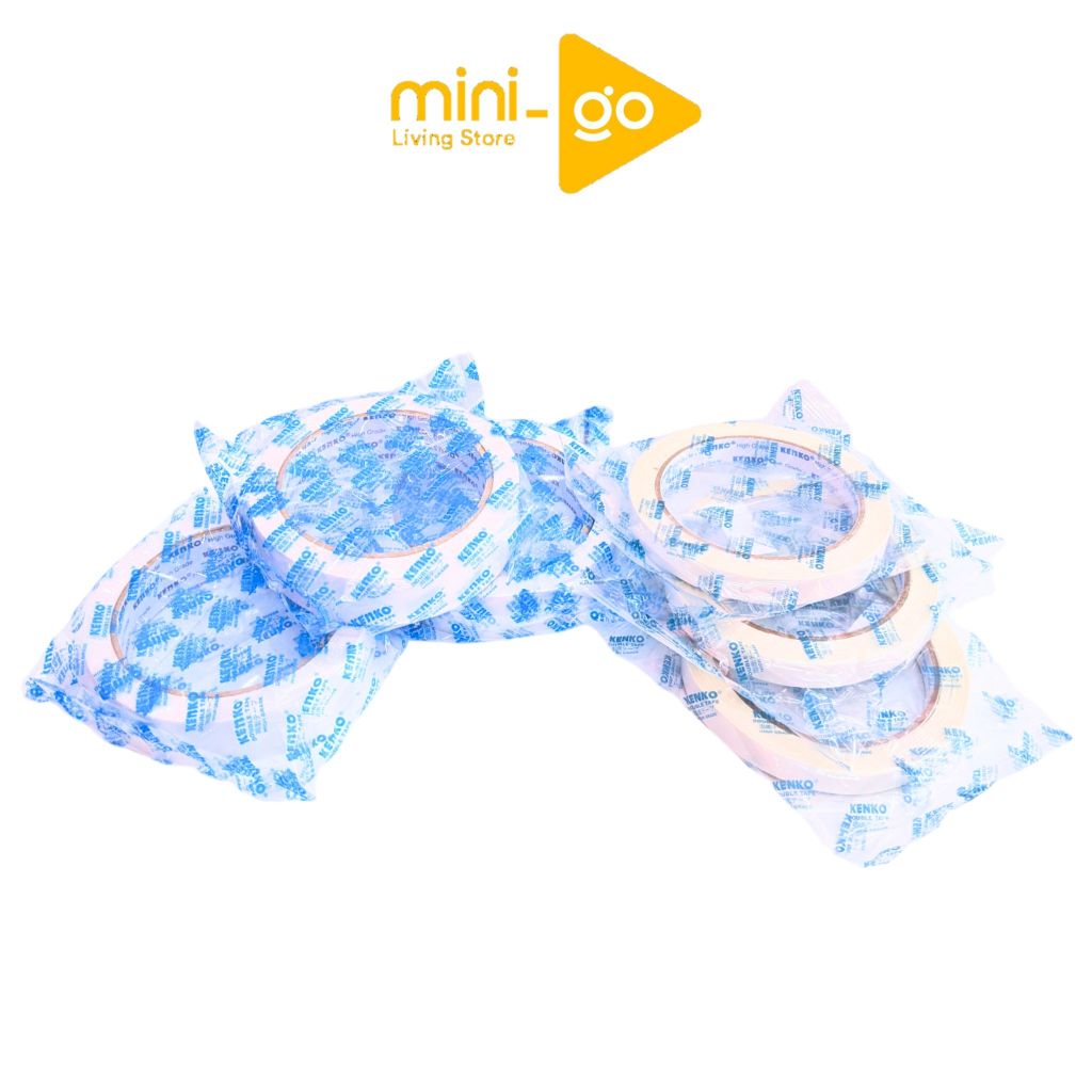 

KENKO - Double Tape 1/2 Inch (12 mm)/Double Tape 1 Inch (24 mm) Lem Perekat Dua Sisi