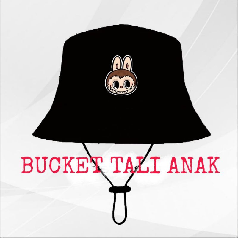 TOPI LABUBU HITAM ANAK & DEWASA PRIA WANITA / TOPI KARTUN KOREA VIRAL