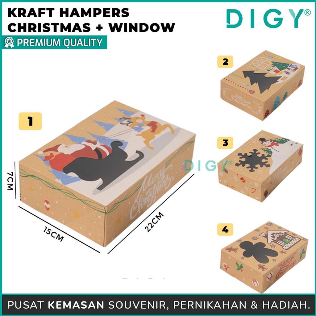 

Hampers Box Plus Window Chrismas Box Kue Natal Parcel Gift Kado Natal