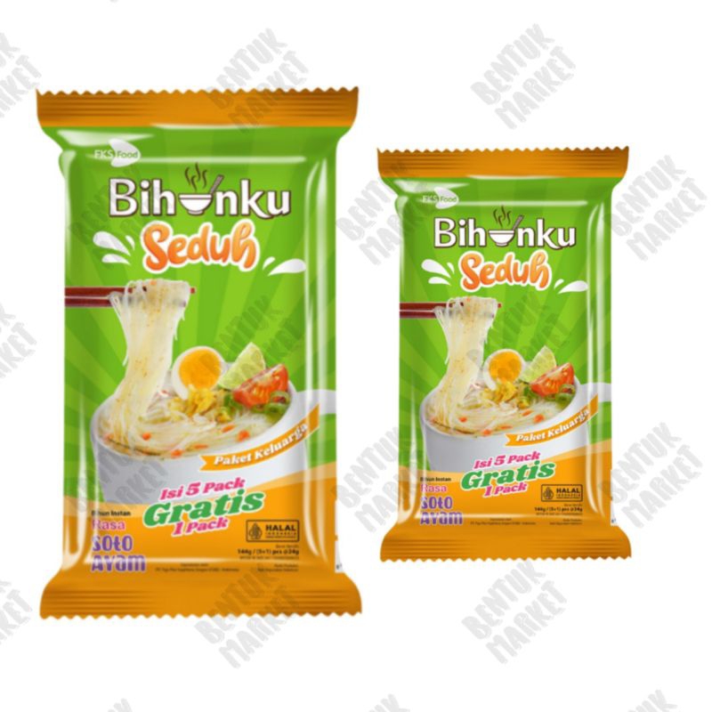 

BIHUNKU Seduh Instan Rasa Soto Ayam 6x24gr / Bihun Instan