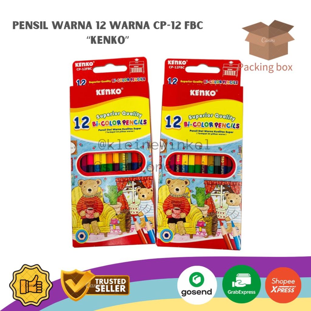 

Kenko CP-12FBC Pensil warna Bicolor 12/24