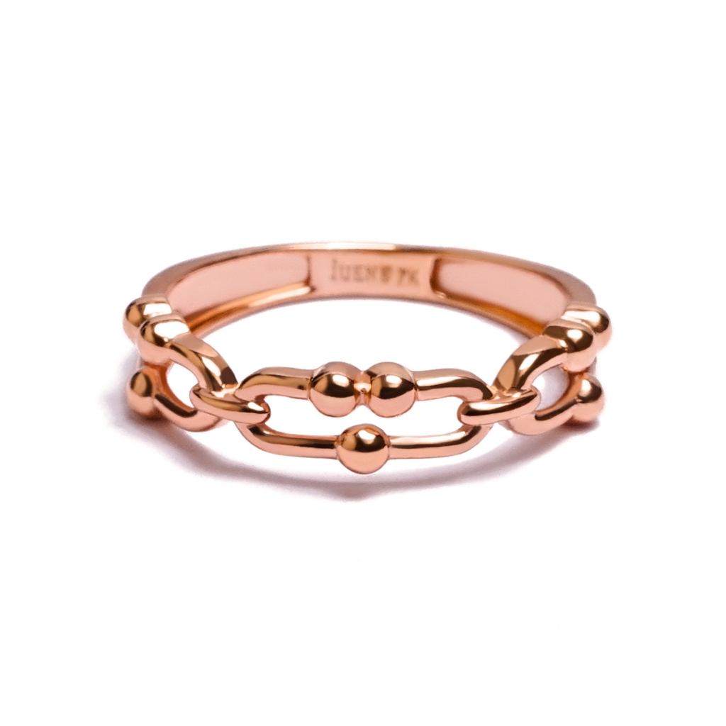7k - GELANG - AVY GOLD RING  - ROSE GOLD  - JUENE - 1,38gr