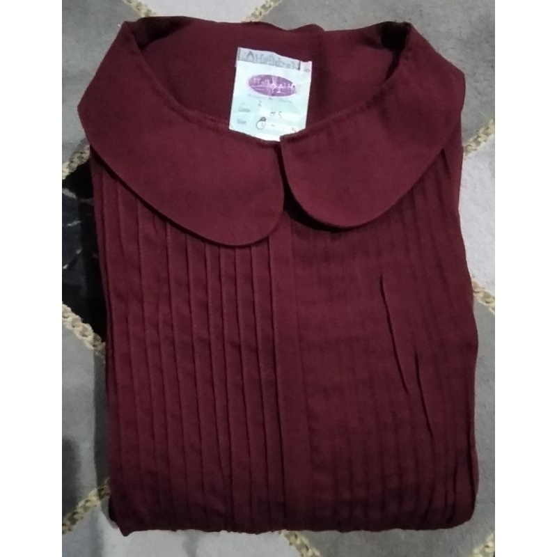 gamis Rh NWT burgundy (gamis aja)