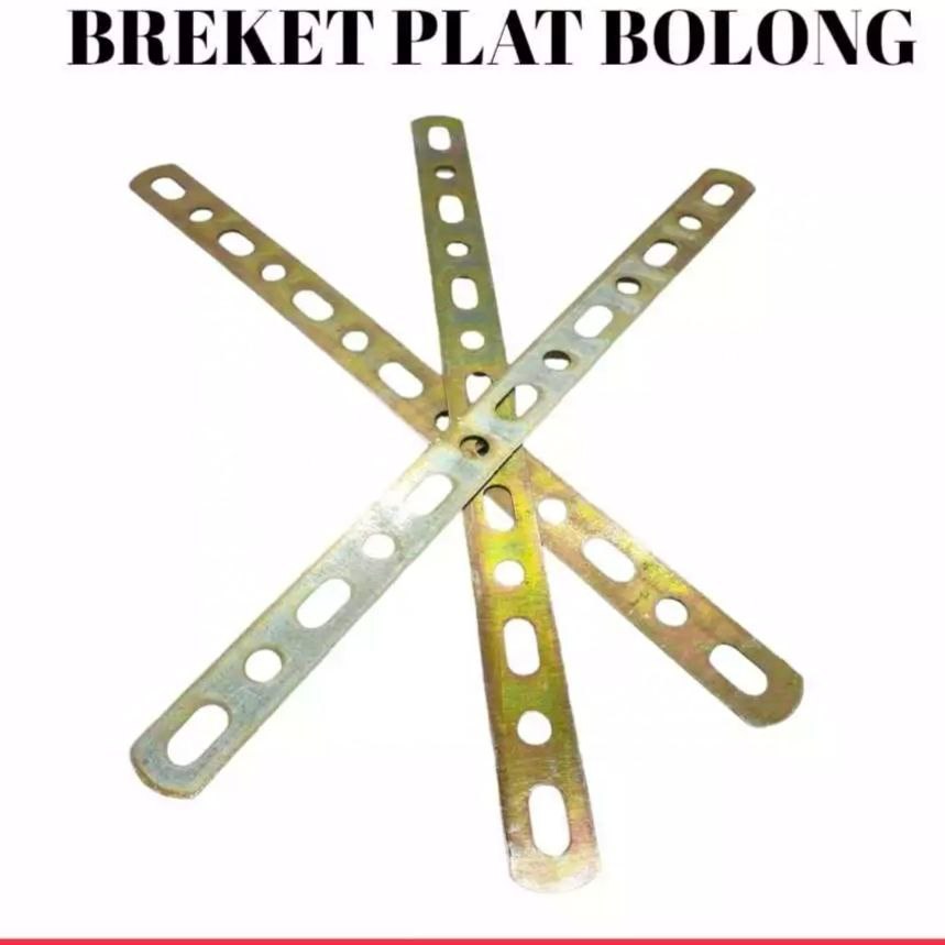 Breket Plat Bolong Bracket Lampu Breket Knalpot Breket Plat Bolong Besi