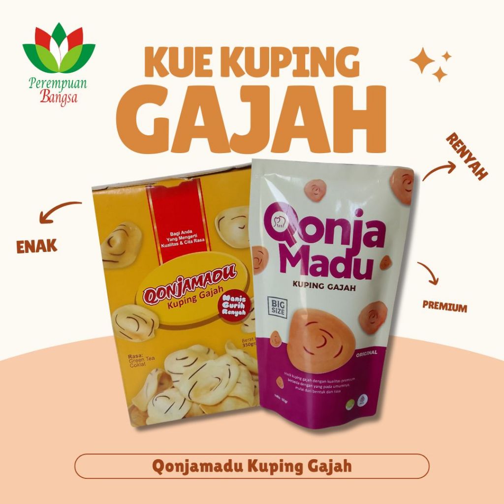 

KUPING GAJAH PREMIUM 3 VARIAN RASA | 500gr | RENYAH & ENAK