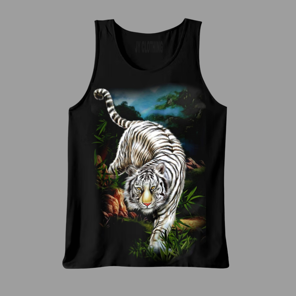 Singlet Lekbong Pria Motif Macan Mc 28