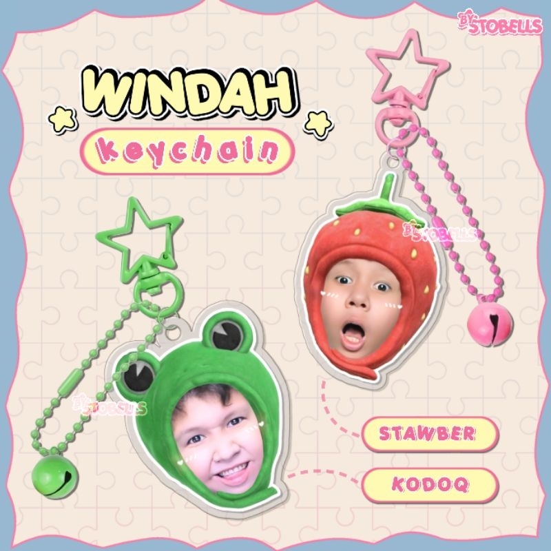 [PRE-ORDER] WINDAH KEYCHAIN | Gantungan kunci Windah Basudara