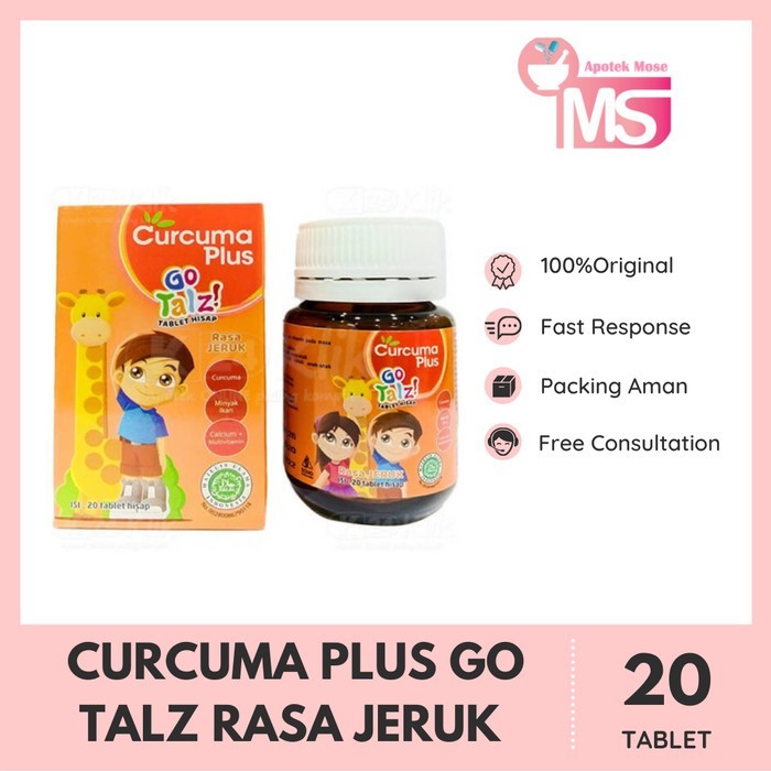 CURCUMA PLUS GO TALZ RASA JERUK 20 TABLET