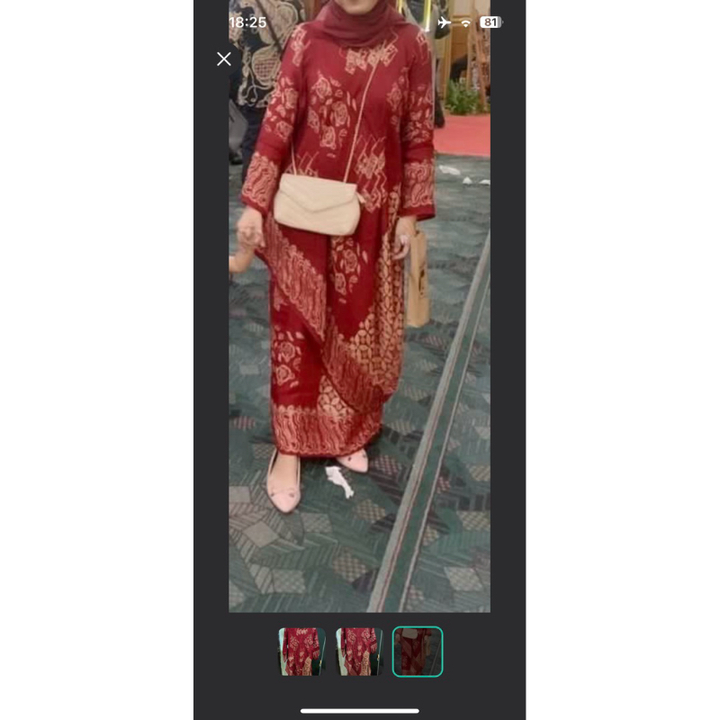 One Set Dress Kondangan Batik