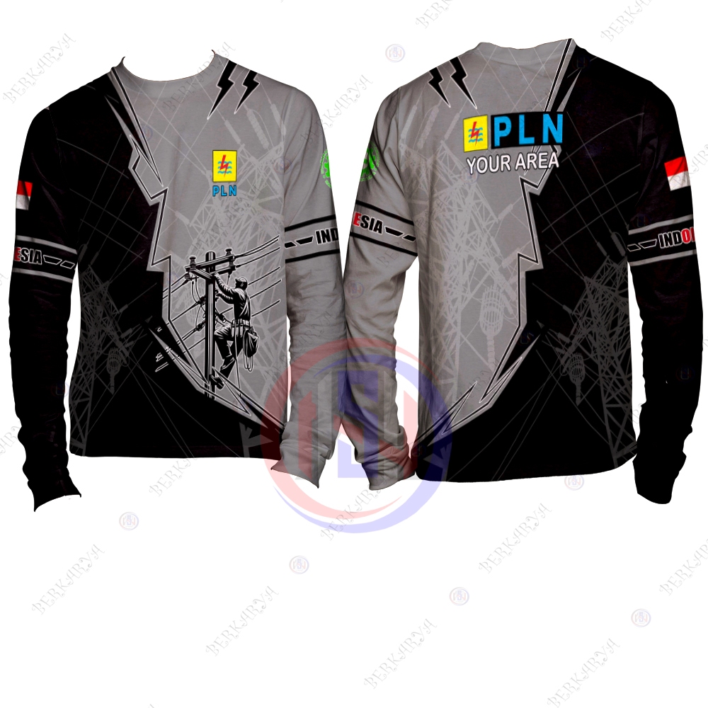 Jual Kaos Baju Pln Listrik Indonesia Power PP Pakaian Dinas Sragam Pln Printing